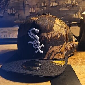 New Era X Three Looms White Sox Ripstop Hat